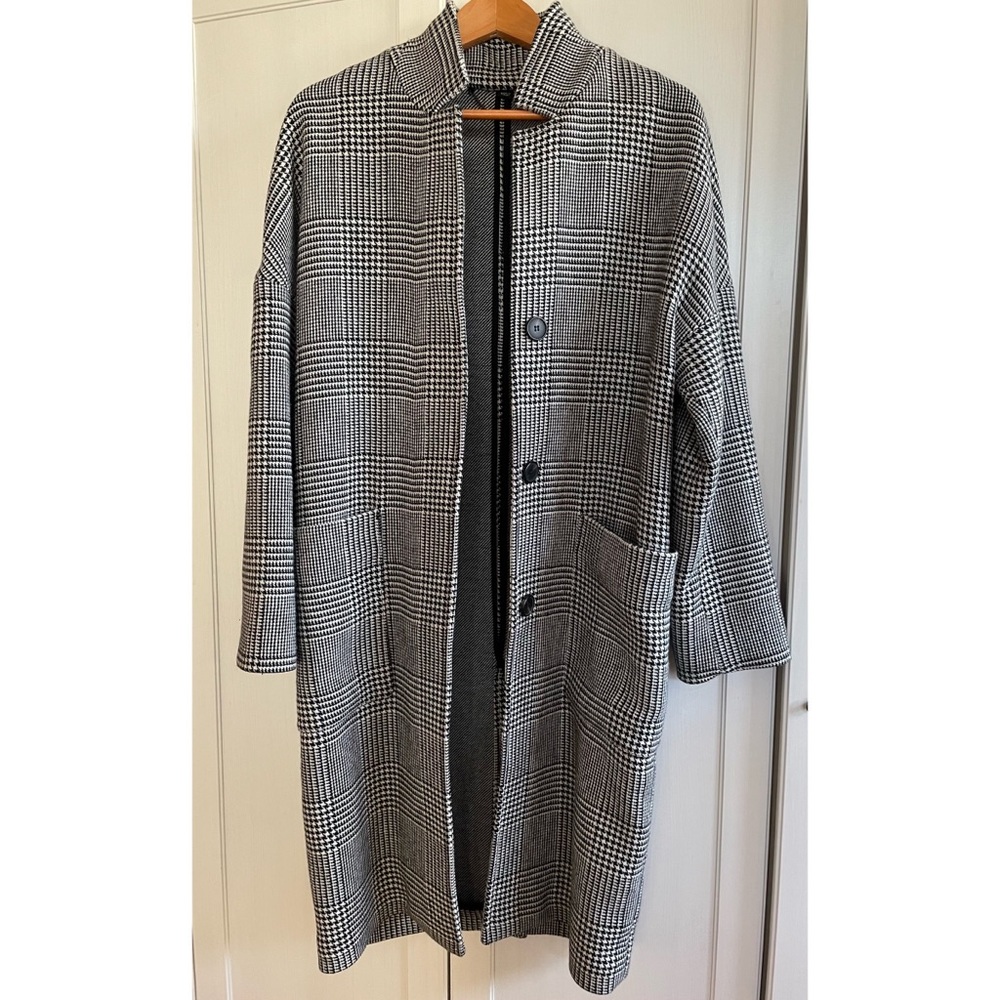 All Saints Teya Check Coat (orig $525)